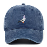 AIDASE  -  Spring New Pigeon Embroidered Water Washed Sunscreen Sun Hat for Men and Women Outdoor Sports Fishing Sunshade Baseball Hat aidase-shop