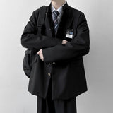 Aidase Mens Japanese College Student Uniform Jacket 2024 New Spring College Style Trend School Uniform Stand Collar Suit Jacket Unisex aidase-shop