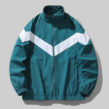 Aidase Spring Autumn Men's Stand Collar Jacket Breathable Outdoor Sports Jacket Windbreaker Loose Fashion Casual Handsome Baseball Coat aidase-shop