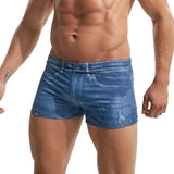 AIDASE  -  2XL Men Seamless Board Shorts Denim Printed Swimwear Boxershorts Trunks Breathable Sports Swimming Shorts Bikini Swimsuits Pants aidase-shop