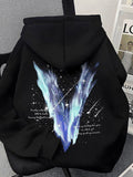 AIDASE  -  American Retro Letter V Graphic Fleece Y2K Hoodies For Men Hip Hop Fashion Oversized Hooded Sweatshirts Streetwear Hoody Clothes aidase-shop