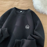 Aidase Harajuku Cute Dog Graphic Sweatshirt 9 Colours Waffle Fabric Long Sleeve Sweatshirts Casual Comfortable Male O-neck Pullover aidase-shop