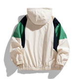 AIDASE  -  Couple models tide clashing color outdoor windbreaker men and women with the same paragraph hooded punching jacket male spring a aidase-shop