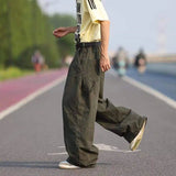 AIDASE  -  Summer New Men Cargo Pants American Style Multi-Pocket Loose Straight Wide-Leg Male Pants Stylish Versatile Clothes aidase-shop