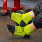 AIDASE  -  1 Pairs Men's Five Finger Socks Anti-friction Sweat-absorbent Breathable Marathon Running Socks Outdoor Tennis Split Toe Socks aidase-shop
