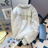 Aidase American High-end Hiphop Cool Suede Jacket for Men Women Autumn Winter Trend High Street Bomber Jacket Baseball Uniform Jacket aidase-shop