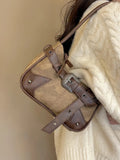 AIDASE  -  Retro Niche Abandoned Earth Bag for Women's New Popular Commuting Handbag Single Shoulder Underarm Bag for Work Carrying Bags aidase-shop