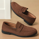 AIDASE  -  New Classics Men's Suede Slip On Loafers Preppy Lightweight Breathable Flats Non Slip Daily Fashion Casual Outdoor Sneakers aidase-shop