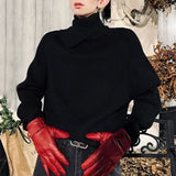 Aidase Men Autumn Winter Thickened Warm Turtleneck Sweater Gender-Neutral Fashion Lazy Style Solid Color French Elegant Sweater Unisex aidase-shop