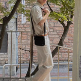 AIDASE  -  Short Sleeve Button-up Turn-down Collar Pockets Shirt For Men Fashion Solid Color Cardigans 2025 Summer New Casual Mens Shirts aidase-shop