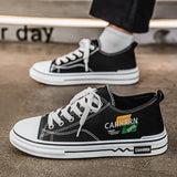 AIDASE  -  Men's Comfortable Breathable Canvas Sneakers Spring Summer New Style Casual Classic Sporty Flat Shoes Lightweight Anti-slip aidase-shop