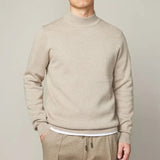 AIDASE  -  Autumn and Winter Half Turtleneck Sweater Men Bottoming Sweater Solid Color Long Sleeve Couple Japanese Knitted Sweater Men aidase-shop