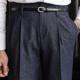 93.16Aidase High Waist Trousers Pant For Man OfficeTrouser Business Casual Pant British Social Club Outfits Pantalones Hombre Excluding Belt aidase-shop