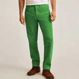 AIDASE  -  New Casual Solid Color Corduroy Mens Pants Autumn Fashion Loose Straight Trousers Men Spring Daily Leisure Pants aidase-shop