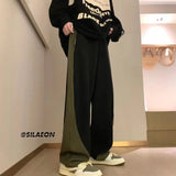 AIDASE  -  American High Street Pants Men Summer Loose Oversized Trousers Casual Versatile Niche High-end Design Wide Leg Straight Pants aidase-shop