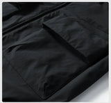 AIDASE  -  Spring Autumn New Fashion Men’s Color-coded Turn-down Collar Long Sleeve Casual Trendy Simple Basic Jackets Male Coats Clothes aidase-shop