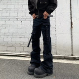 AIDASE  -  Loose Casual Outdoor Mountain Climbing Pants Men Women Multi ket Workwear Long Trousers Dance Pants Boyfriend Sle Jeans