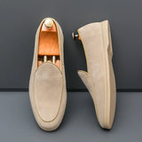 AIDASE  -  Fashionable Men Loafers American Casual Comfortable Brand Small Leather Shoes British Business Travel Shoes in Sizes 38-46 aidase-shop