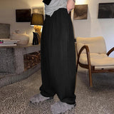 AIDASE  -  Men Striped Pants Joggers Elastic Waist Loose Korean Style Trousers Men Streetwear 2025 Pleated Casual Long Pants S-5XL aidase-shop