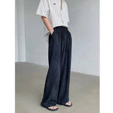 AIDASE  -  Summer Linen Pants Men Oversized Thin Beige Casual Pants Men Streetwear Korean Loose Wide Leg Pants Mens Tie-dye Trousers M-3XL aidase-shop