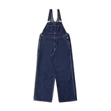 AIDASE  -  Autumn Large Size Jumpsuits Men'S High Street Cowboy Suspenders Couples Wear Overalls Men Women With Same Letter Pantalon Hommes aidase-shop