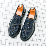 Aidase Men Shoes Casual Fashion Luxury Breathable Loafers Leather Mens Dress Shoes New Arrival High Quality Italian Shoes For Men