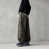 Aidase Vintage Y2k Baggy Pants Fashion Streetwear Wide Leg Oversize Cargo Pants Men Full-length Straight Long Trousers New