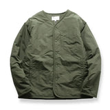 AIDASE  -  New Men's Loose Fit Cotton Jacket Inner Liner No Collar Outdoor Fashionable Outerwear American Military Style Workwear aidase-shop