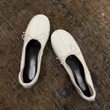 AIDASE  -  New Retro Women's Shoes Exquisite Soft Leather Casual Shoes for Woman Fashion Ballet Flats Shoe Designer Shoes Zapatos De Mujer aidase-shop