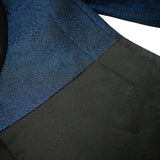 AIDASE  -  4 Pieces Men's Formal Suits Slim Blazer Jacket Pant with Satin Cape Royal Blue Tuxedo Set for Party,Prom,Banquet aidase-shop