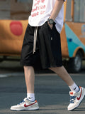 Aidase 2025 Summer Men's Overalls Shorts Baggy Straight Casual Short Pants Y2K Streetwear Bermuda Sports Drawstring pantalones cortos aidase-shop