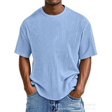 AIDASE  -  New Men's Summer T-shirt Short Sleeve Casual Versatile aidase-shop