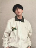 Aidase Retro Purple Spring Jackets Men Women Bomber Spring Autumn Loose Harajuku Varsity Coats Zip Up Street Unisex Hip Hop Outwear New aidase-shop