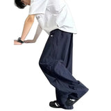 AIDASE  -  Waterproof Loose Casual Pants for Men Summer Thin Wide Leg Floor Length Trousers Korean Style Versatile Pants Couple Matching aidase-shop
