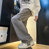 AIDASE  -  Autumn New Men's Jeans Baggy Straight Wide Leg Male Fashion Vintage Denim Pants Men Youth Popular Brand Streetwear Jean Trousers