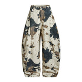 AIDASE  -  Men's Tie Dye Casual Trendy Simple Basic Loose Daily Wide Leg Trousers Male American Vintage New Fashion Clothes Cargo Pants aidase-shop