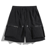AIDASE  -  Men's Quick Dry Nylon Cargo Shorts Fashion Elastic Waist Multi-Pocket Lightweight Outdoor Summer Athletic Casual Shorts Man aidase-shop