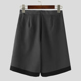 AIDASE  -  Men Shorts Patchwork Button Loose Korean Style Casual Men Bottoms Streetwear Summer 2025 Fashion Male Shorts S-5XL aidase-shop