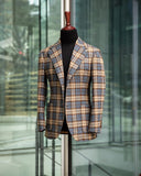 Aidase Plaid Wedding Suit Coat For Men Slim Fit Single Breasted Overcoat Business Office Jacket Custom Made Only Blazer aidase-shop