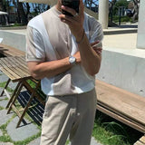 AIDASE  -  Tops Slim Fit Men's T-shirt Male Tees Shirts Striped Chic Korean Popular Clothes Funny Stylish Streetwear Wholesale Harajuku Hot aidase-shop
