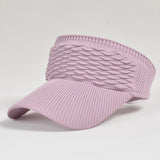 Aidase Knitted Visor Cap Breathable Adjustable Bent Brim  Anti-UV Sun Hats  For Women Men Outdoor Sports Summer Beach Travel Skullcap aidase-shop
