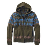 AIDASE  -  Spring Autumn New Fashion Men's Contrast Color Casual Trendy Loose Zipper Long Sleeve Hooded Knitted Sweater Cardigans Male Coat aidase-shop