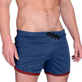 AIDASE  -  Striped Beach Shorts Men Fashion Swimwear Men'S Gym Workout Shorts Bodybuilding Weightlifting Pants Training Menswear Clothing aidase-shop