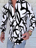 AIDASE  -  Men's Slim Fit Long Sve irt Printed 3D Collar Button up Casual Faion Breathable Comfortable Skin-Friendly Summer shirt aidase-shop