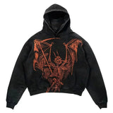AIDASE  -  Harajuku Letter Print Ins New Casual Sportswear Sweatshirt for Men Clothing Oversized Y2k Goth Hoodies Gothic Punk Couple Tops aidase-shop