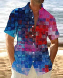 AIDASE  -  New Men's plus size shirt digital printing Hawaiian shirt aidase-shop
