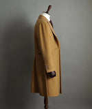 Aidase Men Overcoat Light Tan Men Suit Coat Winter Blend Double Breasted One Button Woolen Blend Wedding Business Daily Tailored aidase-shop