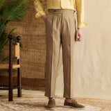 Aidase High Quality Formal Pant Lyocell Cotton Thin Skin Men Dress Pant High Waist Casual Pant Naples Summer Breathable Pant For Men aidase-shop