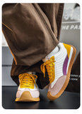 AIDASE  -  New Men Retro Color Matching German Training Shoes, Breathable Soft Bottom Lightweight Casual Sports Footwear aidase-shop