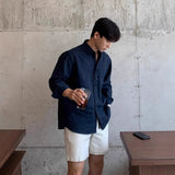 AIDASE  -  Japanese Retro Shirts for Men Spring Design Oversized Long Sleeve Loose Casual Shirts Coat High-end Fashion Streetwear aidase-shop